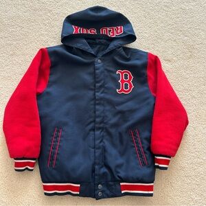 Boston Red Sox Kids Reversible Jacket Size Medium by JH Design